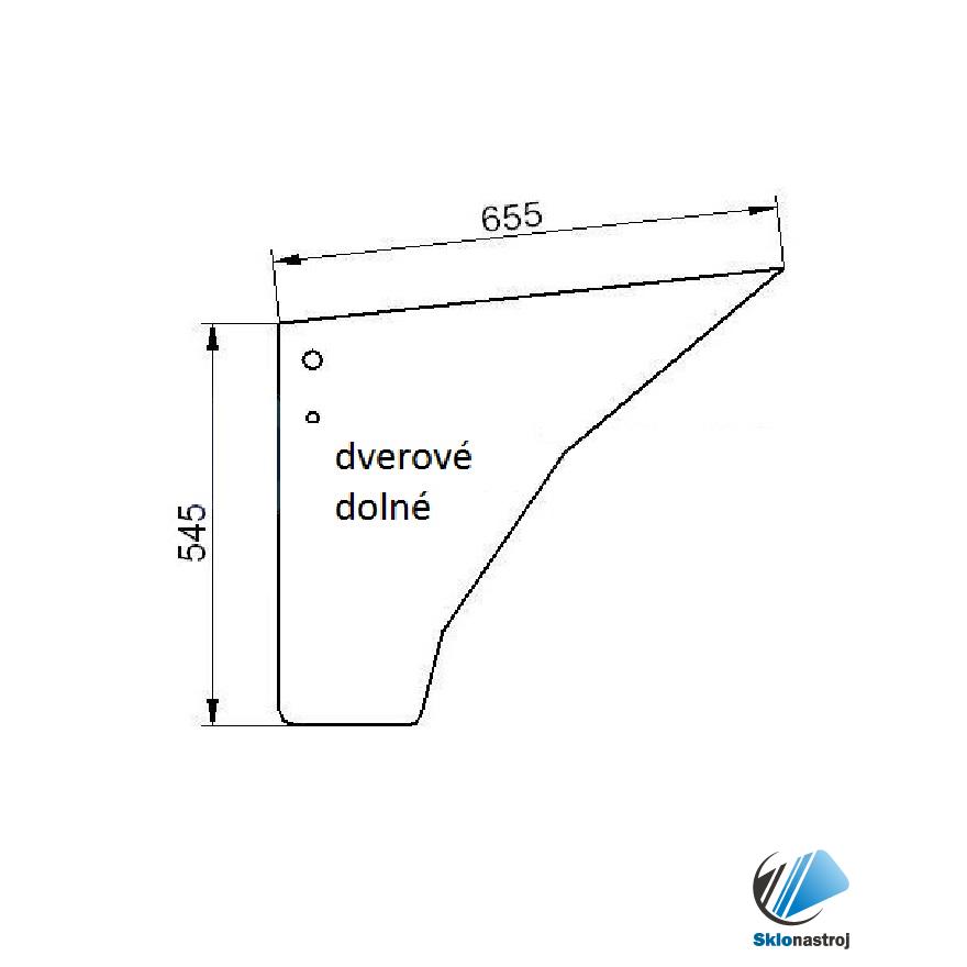 Case CS 68 75 dverové dolné sklo