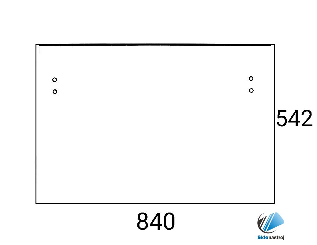 CAT 301.6 301.8 301.6CR 301.8CR 302CR predné dolné sklo