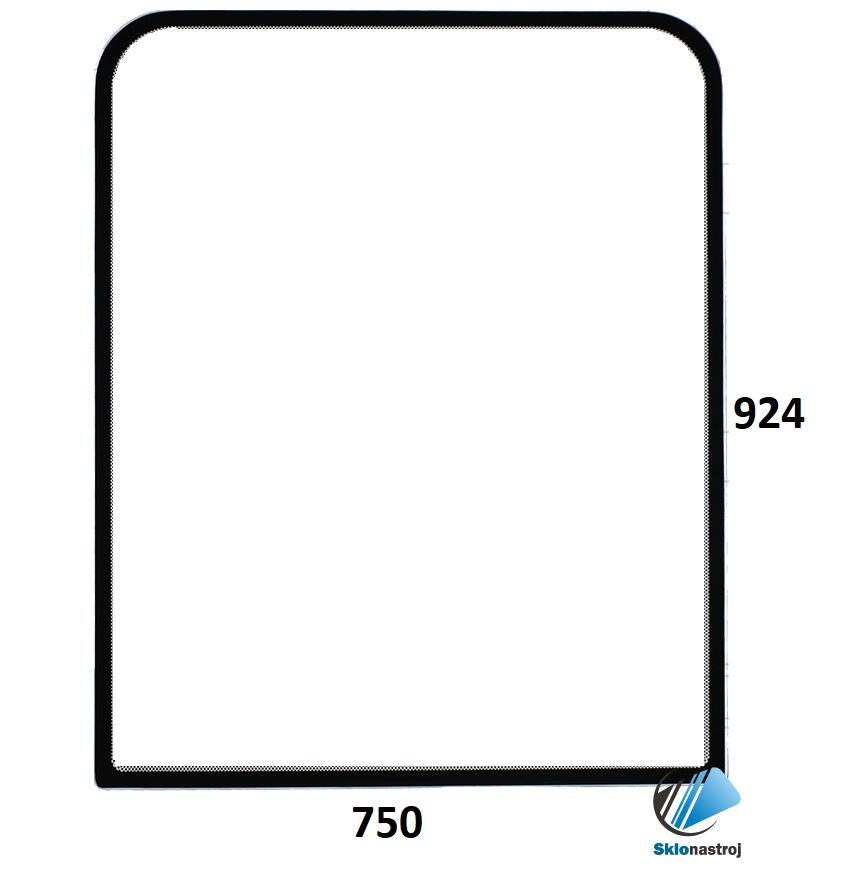 JCB JS115 JS130 JS145W JS160W JS175W JS180 JS200W JS210 JS220 predné horné sklo 