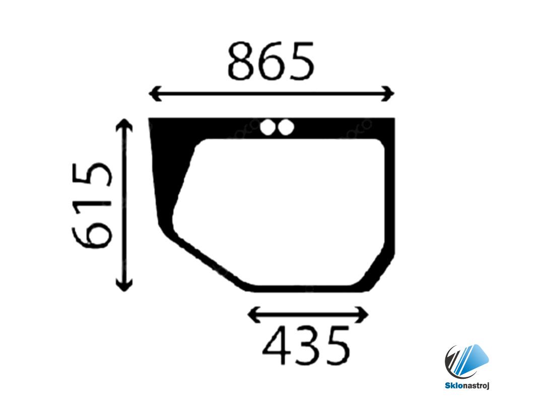 Cat 312EL 316EL 320EL 324E 329E 336E 349E 349E LME dverové dolné sklo 