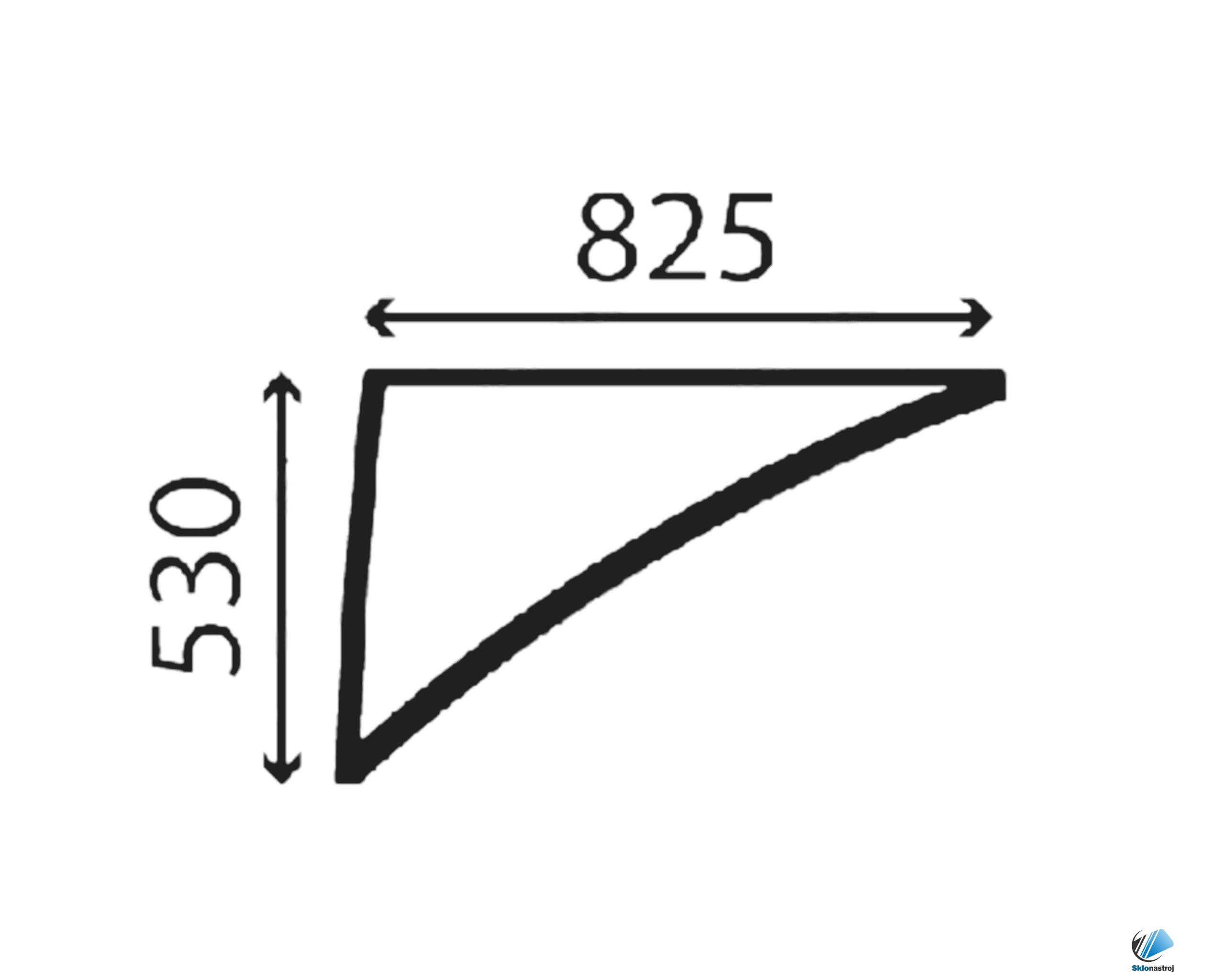 Cat 422E 428E 432E 434E 442E 444E bočné dolné pravé sklo 