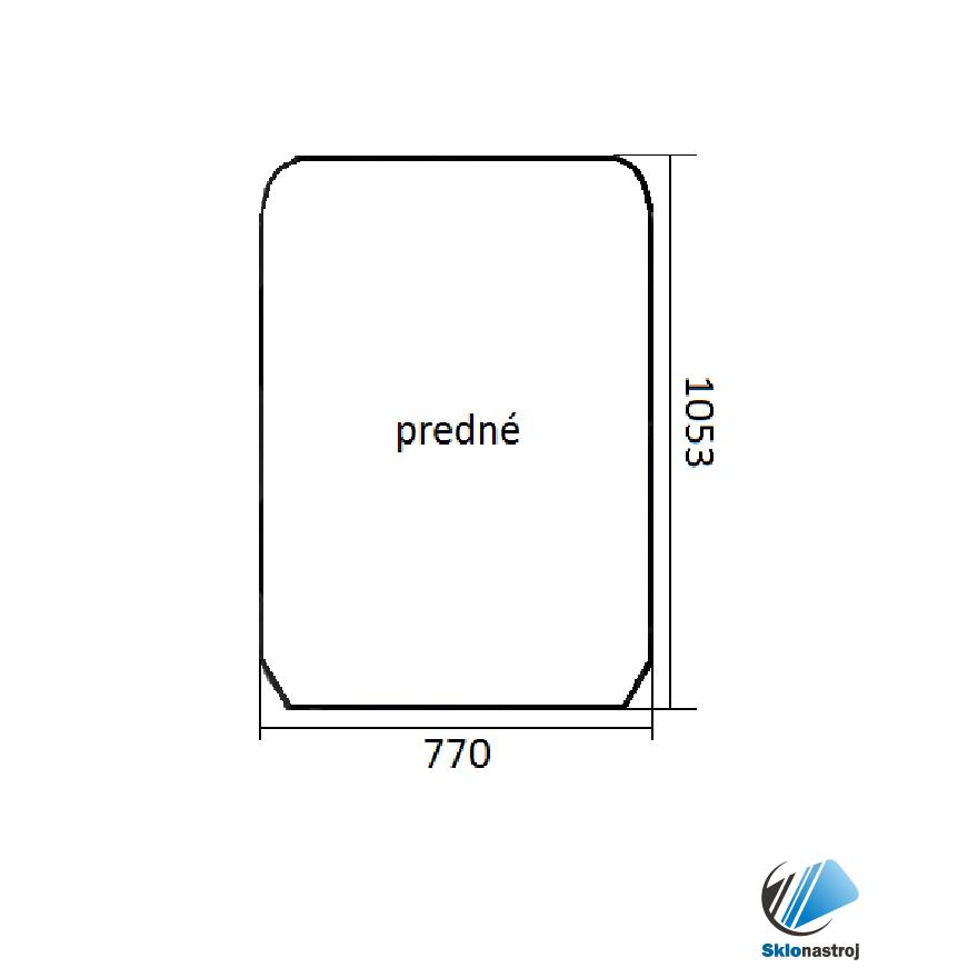 Cat TH336 - TH514 a TH336C - TH514C predné sklo číre