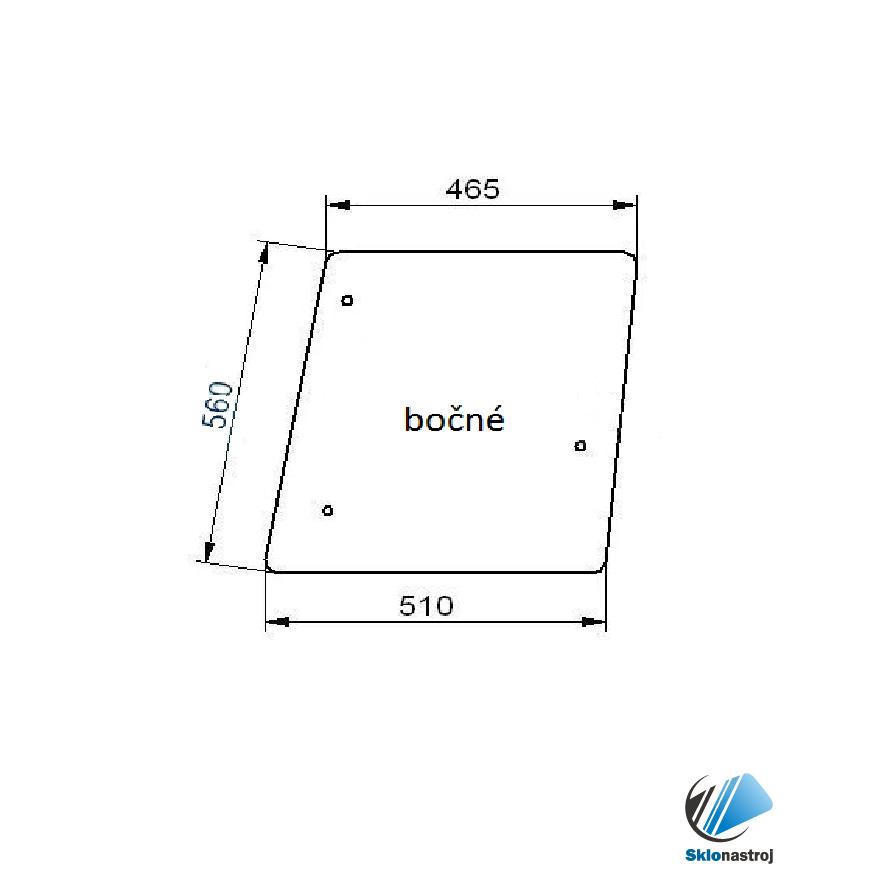 Case CS 48 52 56 58 63 bočné číre sklo