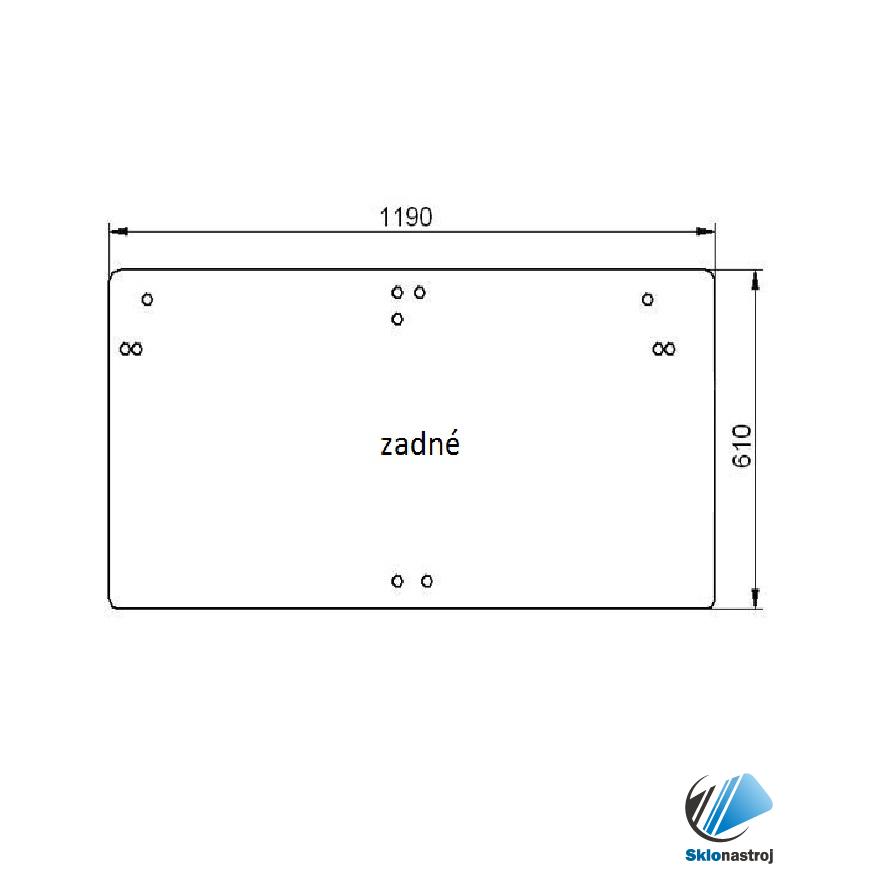 Case CS 48 52 56 58 63 zadné sklo