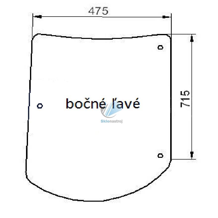 Class Ares bočné ľavé sklo 