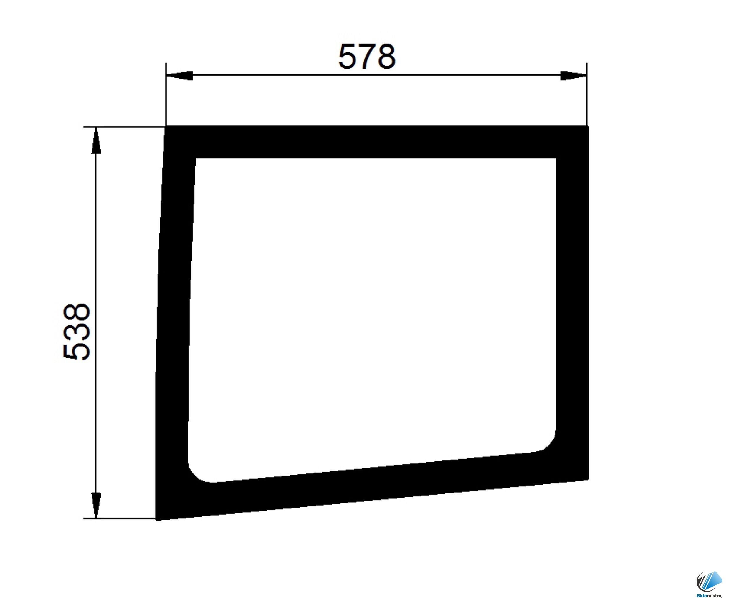 Volvo L30 L30B L32B L35 L35B L40 L40B L45 L45B dverové sklo 