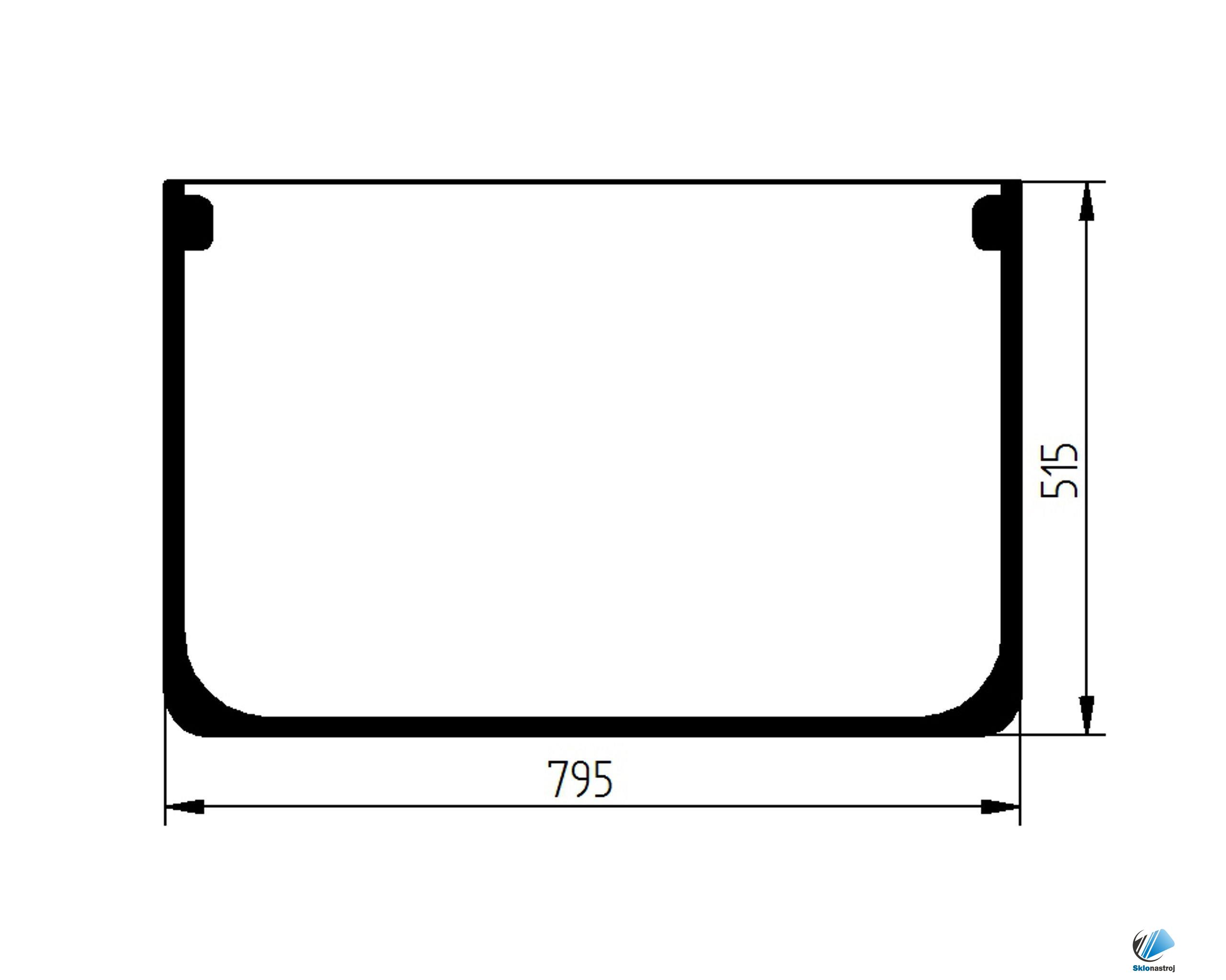 Liebherr  A910 A912 A914 A916 A918 A920 A922 RAIL A924  A928 predné dolné sklo