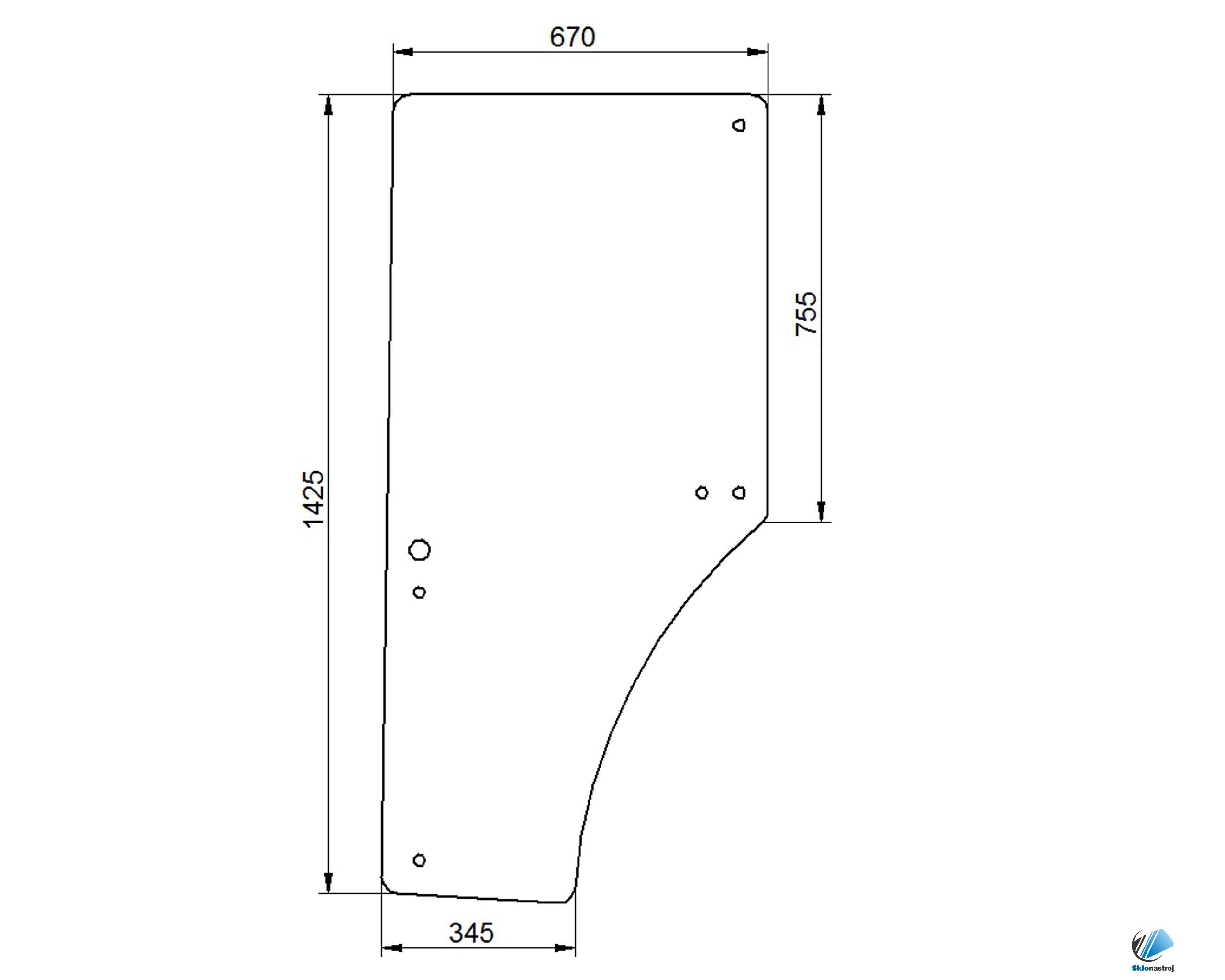 John Deere  6020 6120 6220 6320 6420 6420S 6520 6620 6820 6920 6920S dvere pravé