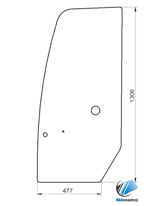 Atlas AR55 AR65 AR65 SUPER AR95 AR95 SUPER dverové  sklo 